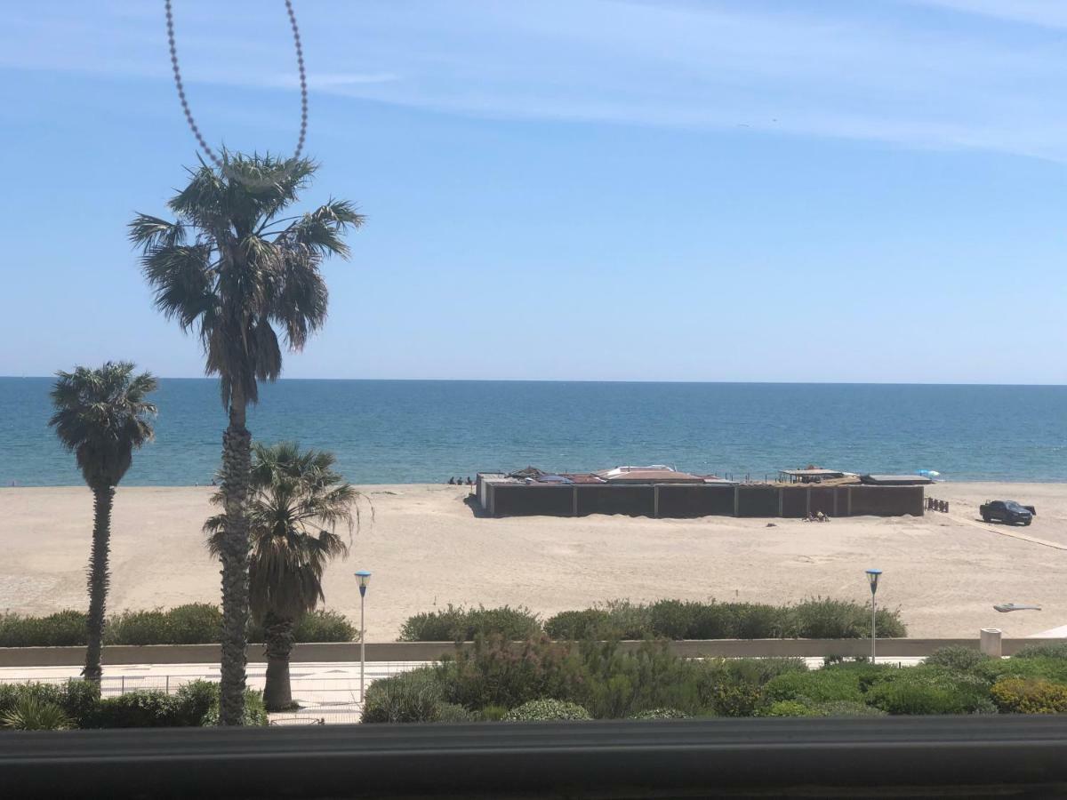 Appart Face A La Mer Les Pieds Dans L'Eau Canet-en-Roussillon Exteriér fotografie